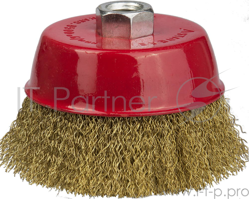 Кордщетка STAYER 35125-060_z01 чашка витая латунированная стальная проволока 0.3мм 60мм/М14