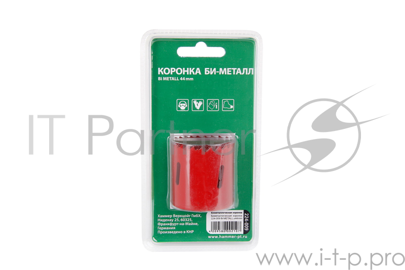 Коронка Hammer Flex 224-009 Bi METALL 44 мм