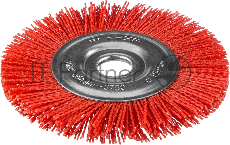 Кордщетка ЗУБР 35160-150_z01 дисковая для ушм нейлон. проволока с абразивным покрытием 150х22мм