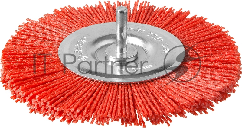 Щетка дисковая ЗУБР ПРОФЕССИОНАЛ 35161-125_z02 для дрели, нейл.пров. с абраз.покрытием 125мм