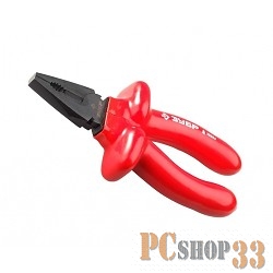 Плоскогубцы ЗУБР ЭЛЕКТРИК Мастер 2214-1-16 комбинированные диэлектрик до 1000В 160мм