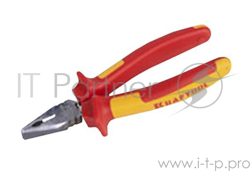 Плоскогубцы KRAFTOOL 2202-1-16_z01 electro-kraft cr-mo сталь двухкомп.рук. хром. покр. 160мм