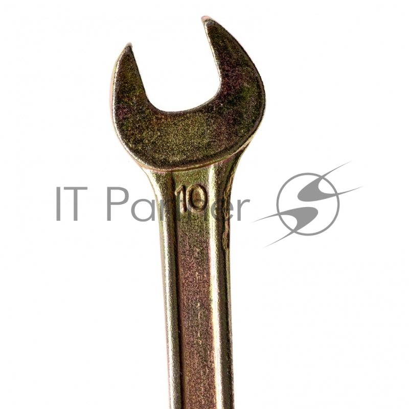 Ключ рожковый СИБРТЕХ 14303 (8 / 10 мм) желтый цинк