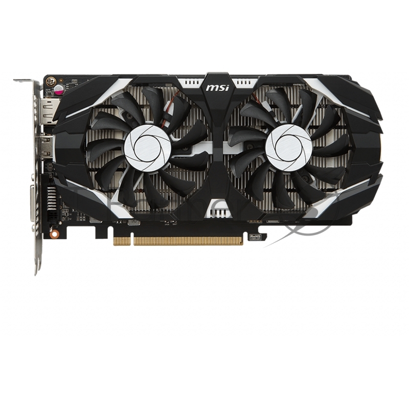 Видеокарта MSI GTX1050TI OC 4Gb GDDR5 128bit DP, DVI-D, HDMI (GTX 1050 TI 4GT OC) RTL