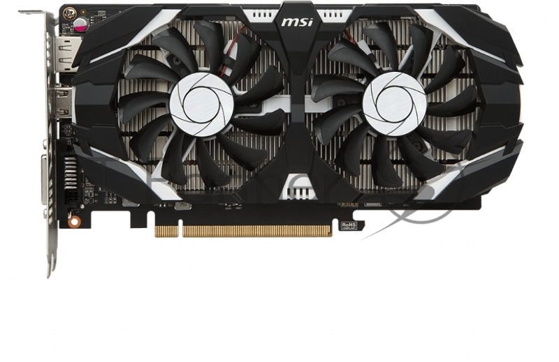 Видеокарта MSI GTX1050TI OC 4Gb GDDR5 128bit DP, DVI-D, HDMI (GTX 1050 TI 4GT OC) RTL