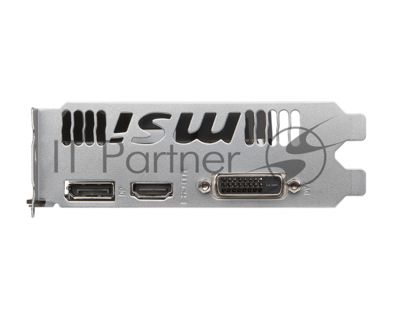 Видеокарта MSI GTX1050TI OC 4Gb GDDR5 128bit DP, DVI-D, HDMI (GTX 1050 TI 4GT OC) RTL