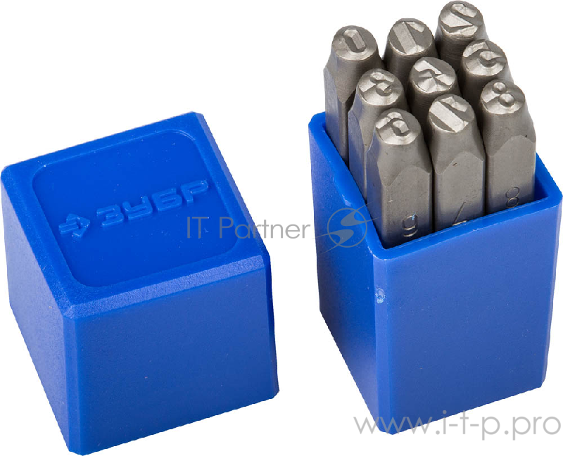 Зубр Клейма ЭКСПЕРТ цифровые арабские, шрифт 5мм 21501-05_z01