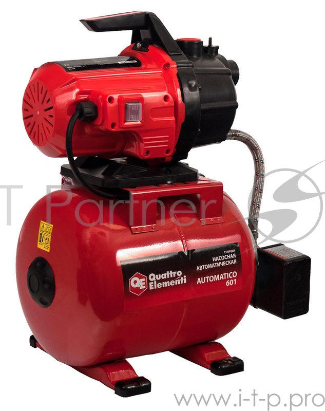 Насосная станция QUATTRO ELEMENTI Automatico 601 600Вт 2800л/ч для чистой 35м 12кг