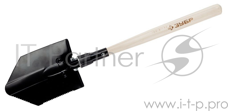 Грабли, Вилы, Лопаты Лопата ЗУБР МАСТЕР саперная стальная, складная туристическая, защитный чехол, 210х145х620/450мм 4-39543_z01