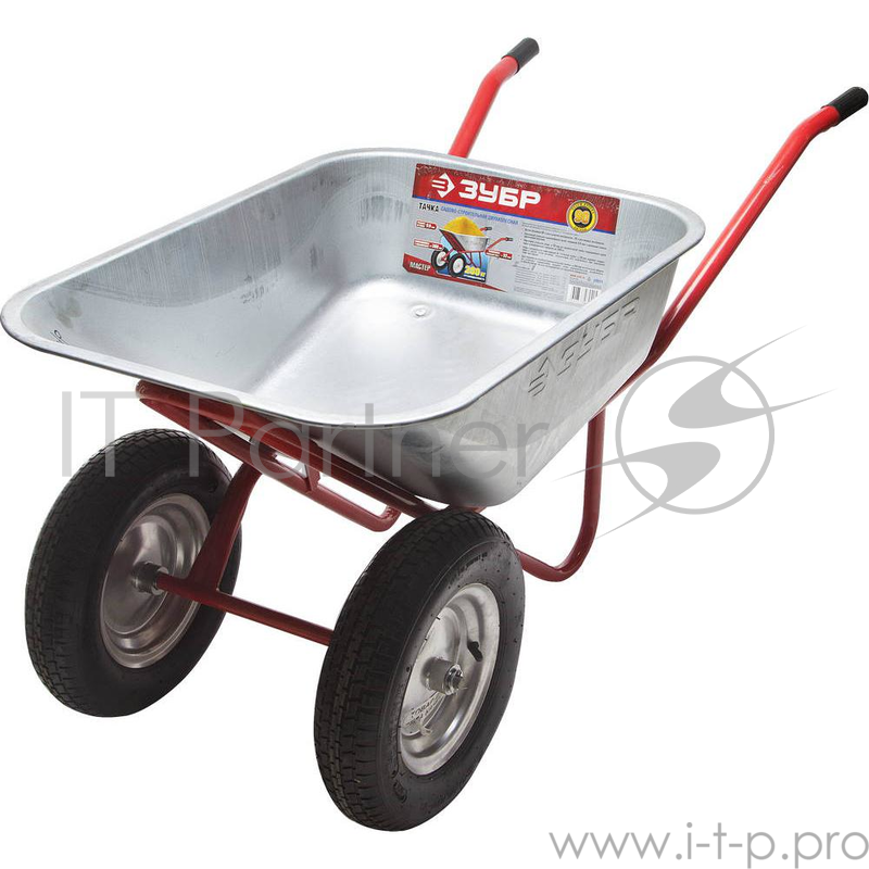 Тачка ЗУБР ПРОФЕССИОНАЛ 39911_z01 строительная двухколесная 110л грузоподъемность 240 кг