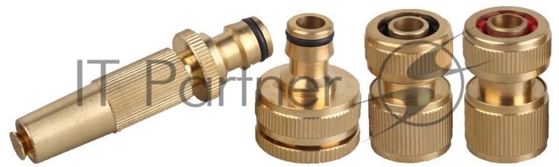 Набор GRINDA 8-427247_z01 латунь наконечник регулиру. 2соединителя адаптер внешний