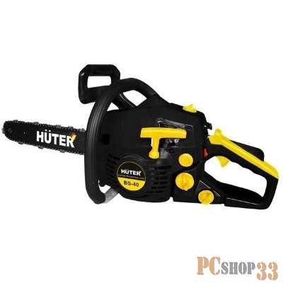 Бензопила Huter BS-40 70/6/1 Бензопила { 1,5 кВт, 40 см3, бак 0,31 л, антивиб. система, шина 40см/16