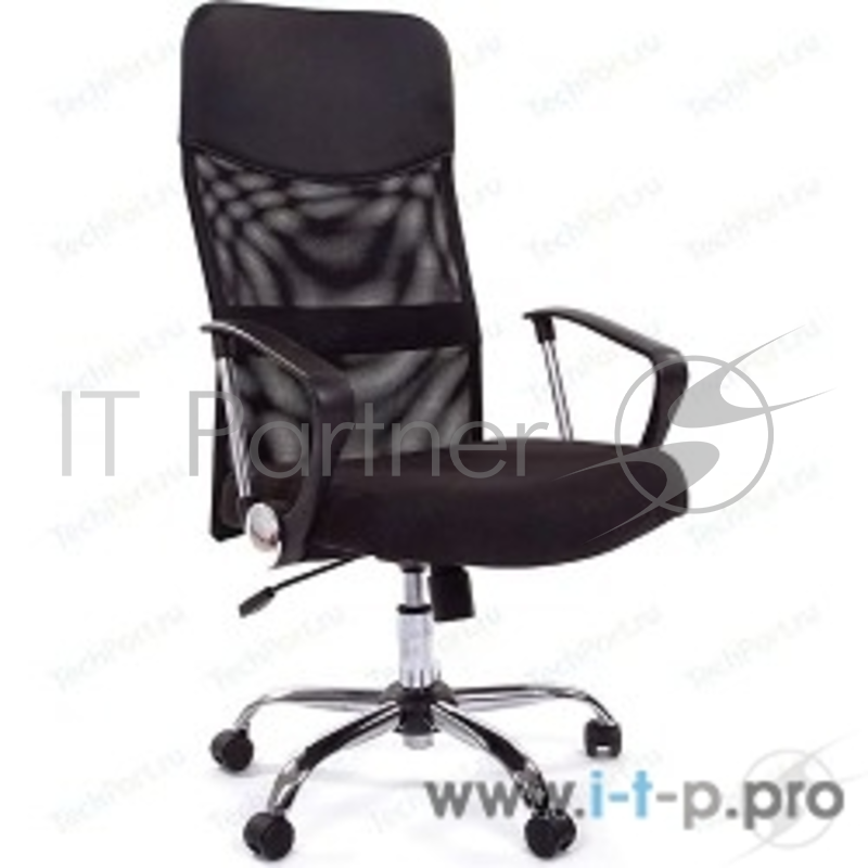 Офисное кресло Офисное кресло РК 160 15-21 (Обивка: сиденье ткань стандарт черная, спинка сетка черная) НФ-00000253