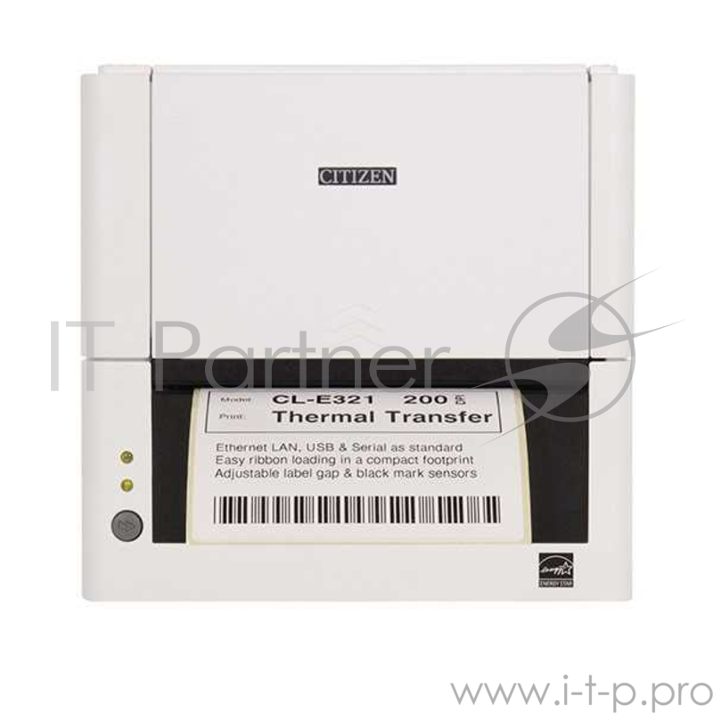 Принтер для этикеток Citizen CL-E321 Printer LAN, USB, Serial, White, EN Plug