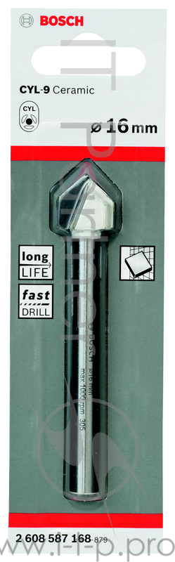 Bosch Bosch 2608587168 Сверло CYL-9 Ceramic 16х90мм