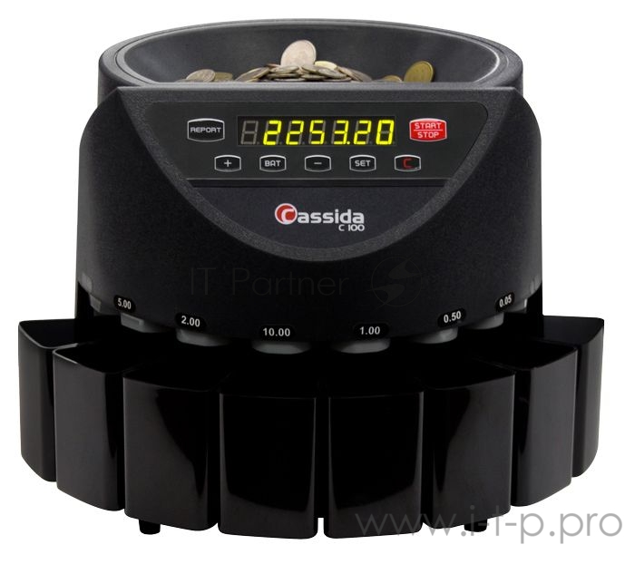 Сортировщик монет Cassida C-100 просмотровый рубли
