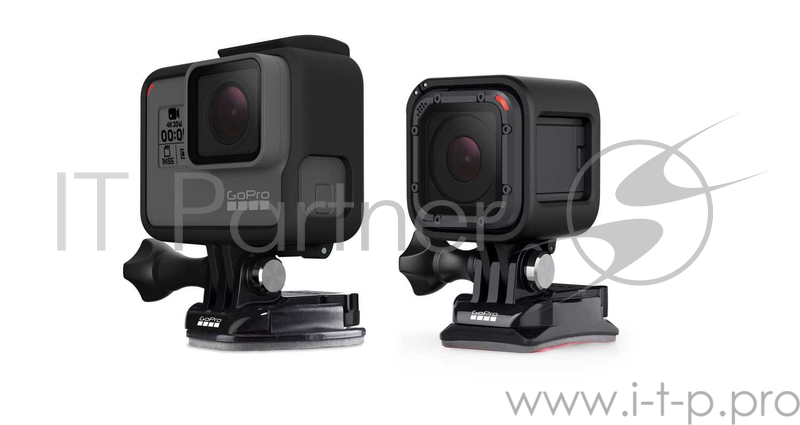 Набор аксессуаров GoPro платформы плоские и изогнутые в одном наборе (3 + 3 шт) AACFT-001