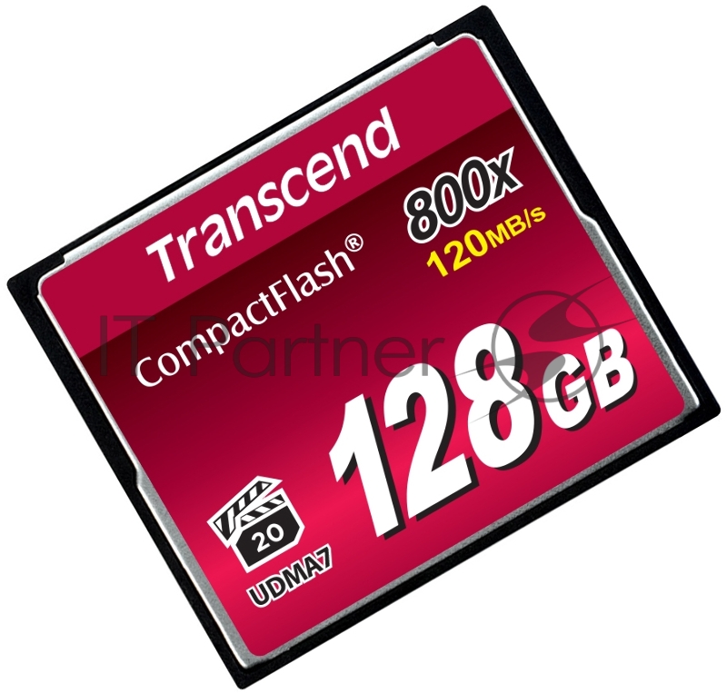 Карта памяти Compact Flash 128Gb Transcend, High Speed (TS128GCF800) 800-x