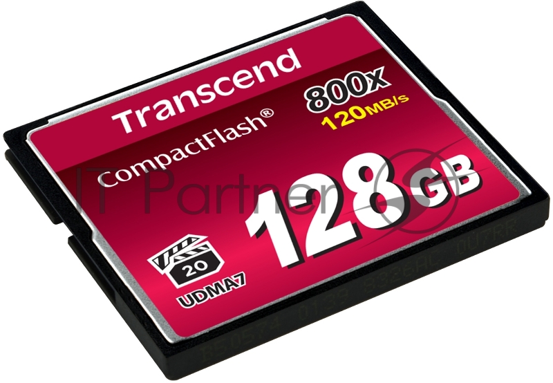 Карта памяти Compact Flash 128Gb Transcend, High Speed (TS128GCF800) 800-x