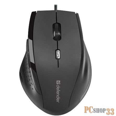 Мышь оптическая Accura MM-362 черный,6 кнопок, 800-1600 dpi DEFENDER
