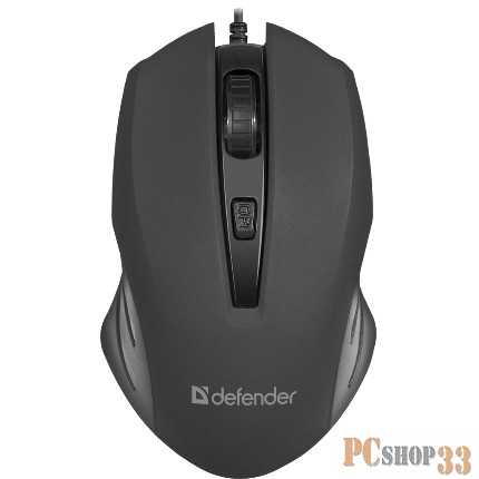 Мышь оптическая Datum MM-351 черный,4 кнопки, 800-1600 dpi DEFENDER