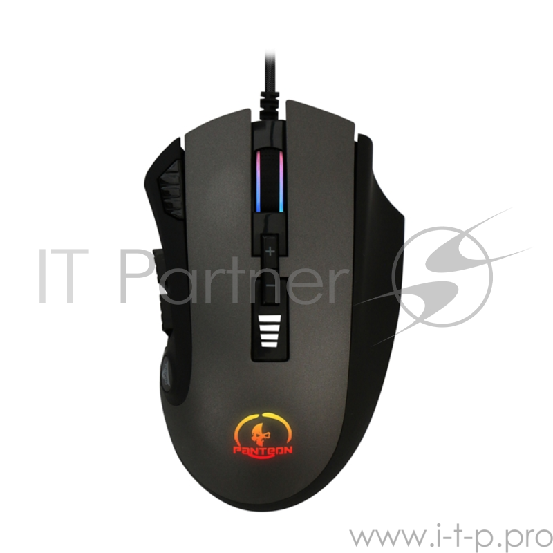 Проводная профессиональная игровая программируемая мышь Jet.A Panteon PS90 (800-5000dpi,12к,LED,USB)