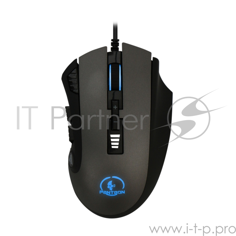 Проводная профессиональная игровая программируемая мышь Jet.A Panteon PS90 (800-5000dpi,12к,LED,USB)