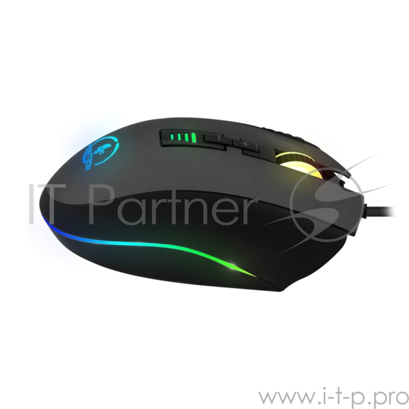 Проводная профессиональная игровая программируемая мышь Jet.A Panteon PS90 (800-5000dpi,12к,LED,USB)
