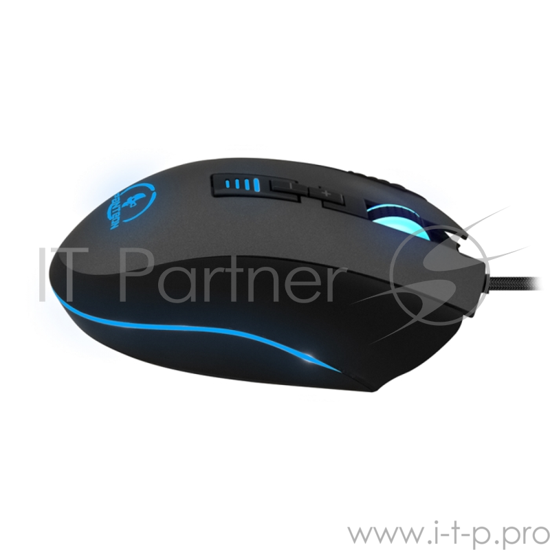 Проводная профессиональная игровая программируемая мышь Jet.A Panteon PS90 (800-5000dpi,12к,LED,USB)