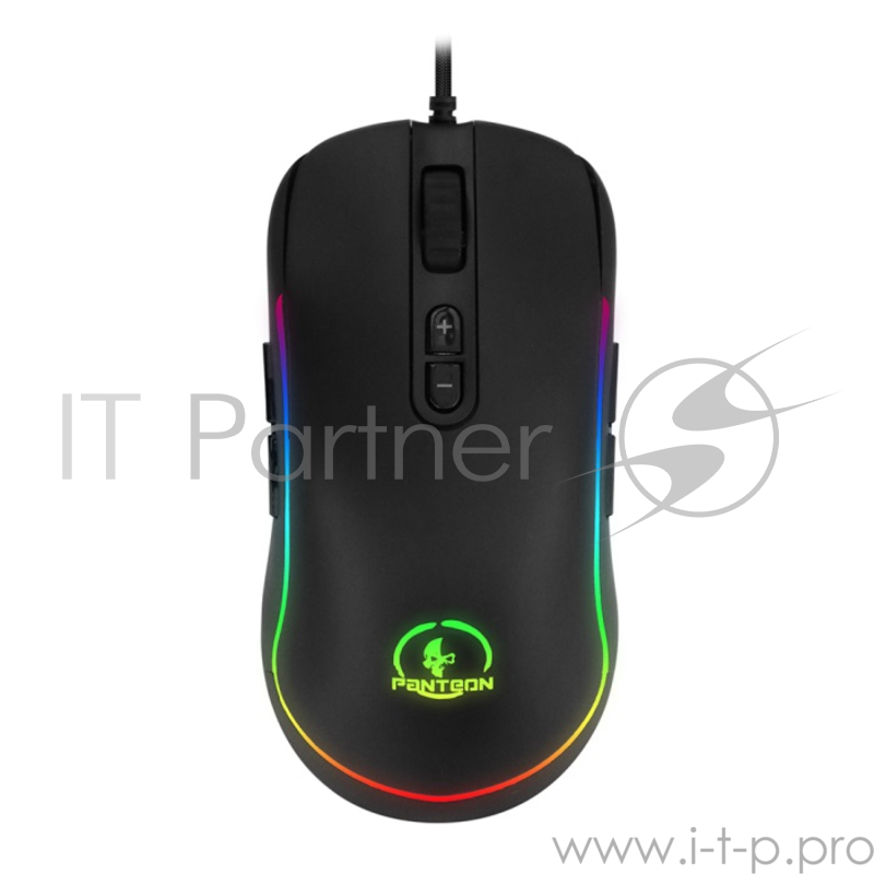 Проводная профессиональная игровая программируемая мышь Jet.A Panteon PS97 (800-5000dpi,9кн,LED,USB)