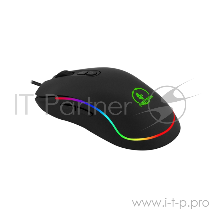 Проводная профессиональная игровая программируемая мышь Jet.A Panteon PS97 (800-5000dpi,9кн,LED,USB)