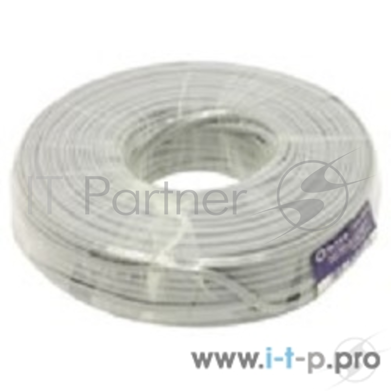 Кабель 5bites TEL4615-100S-GY Кабель телефонный (ШТЛП-4) STRANDED / 2PAIRS / CCS / FLAT / GREY / 100М