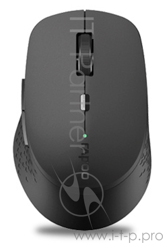 Мышь Rapoo M300 темно-серый оптическая беспроводная USB