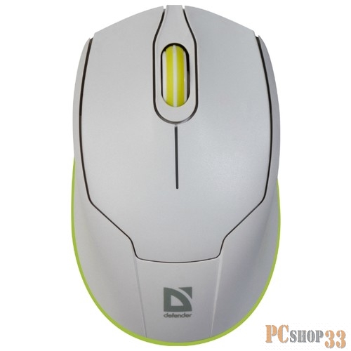Мышка USB OPTICAL WRL GENESIS MB-865 WH/GREEN 52867 DEFENDER