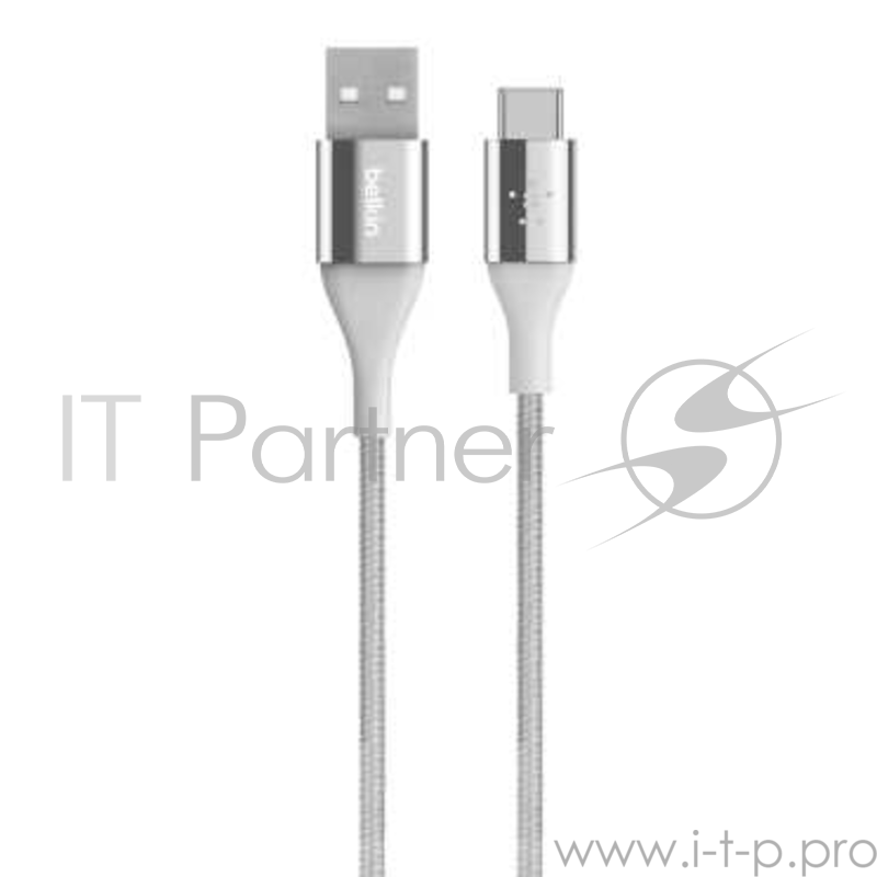 Кабель Belkin Duratek USB-C to A Cable, Silver