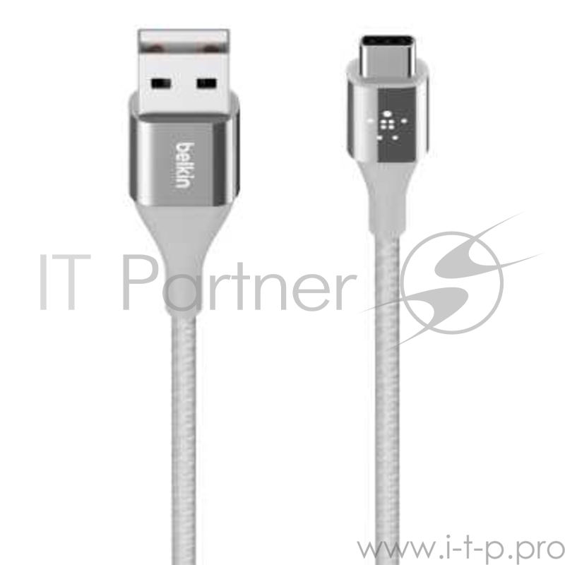 Кабель Belkin Duratek USB-C to A Cable, Silver