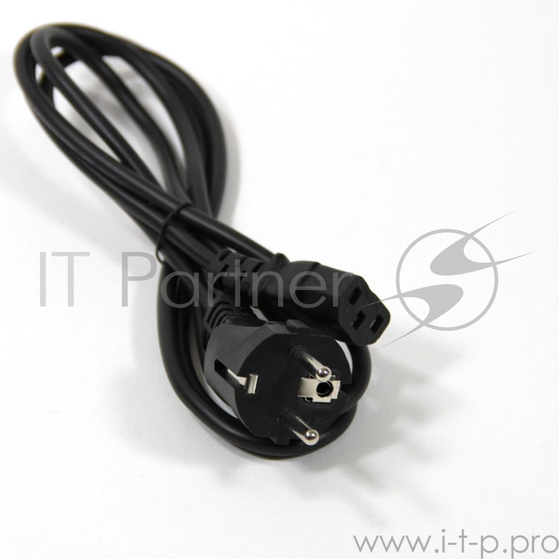 Кабель Telecom Кабель (TP021-IEC320-C13/SHM-1.8-BK) компьютер - розетка 220V <1.8м> (Европейский стандарт) 6926123461327
