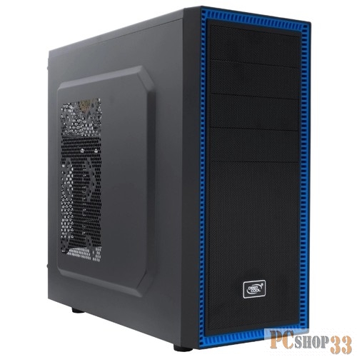 корпус Deepcool TESSERACT BF, ATX, Black-Blue, без БПDP-CCATX-TSRBFBK