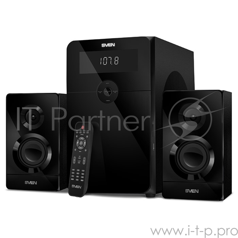 Акустическая система SVEN AC MS-2250, черный (80Вт, FM-тюнер, USB/SD, дисплей, ПДУ, Bluetooth)