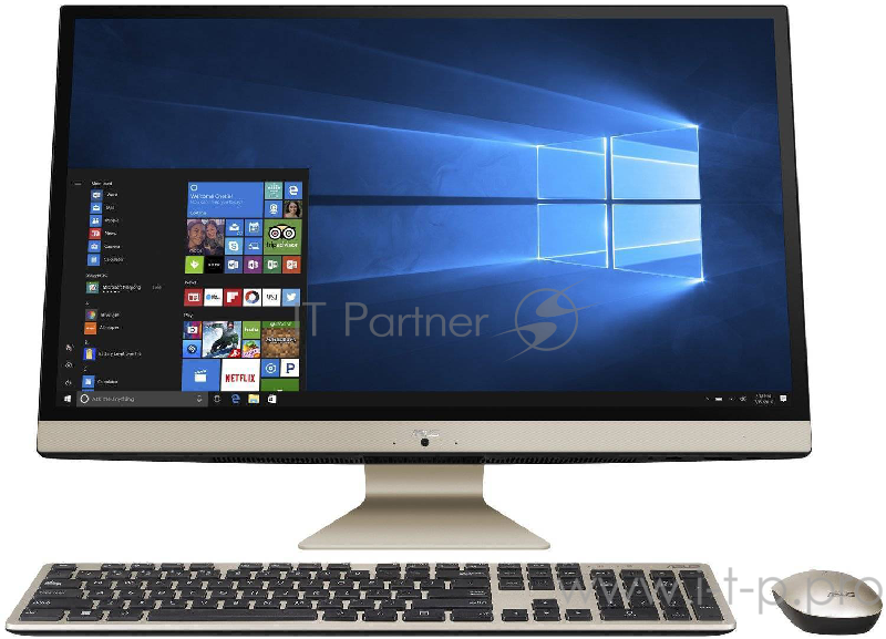 Моноблок ASUS V272UNT-BA021T Intel i5-8250U/8Gb/1Tb HDD/27 FHD 1920 X 1080 Glare Touch/NV GF150MX 2GB/non DVDRW/WL KB mouse/Win 10/Black