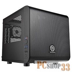 Корпус Case Tt Core V1 CA-1B8-00S1WN-00 mATX/ win/ black/ USB3.0/ no PSU
