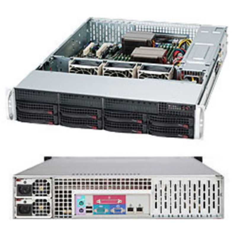 Корпус Supermicro CSE-825TQC-R740LPB