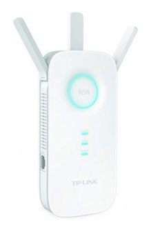 Сетевое оборудование TP-Link RE450 Усилитель беспроводного сигнала (ретранслятор), двухдиапазонный, 1300 Мбит/с на 5 ГГц + 450 Мбит/с на 2,4 ГГц