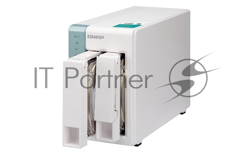 Дисковый массив QNAP D2 PRO Сетевой RAID-накопитель, 2 отсека для HDD, с функцией USB Quick Access, HDMI-порт. Intel Celeron N3060 1,6 ГГц (до 2,48 ГГц), 1 ГБ