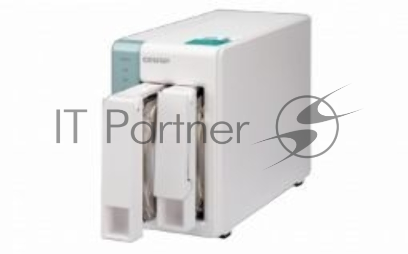 Дисковый массив QNAP D2 PRO Сетевой RAID-накопитель, 2 отсека для HDD, с функцией USB Quick Access, HDMI-порт. Intel Celeron N3060 1,6 ГГц (до 2,48 ГГц), 1 ГБ