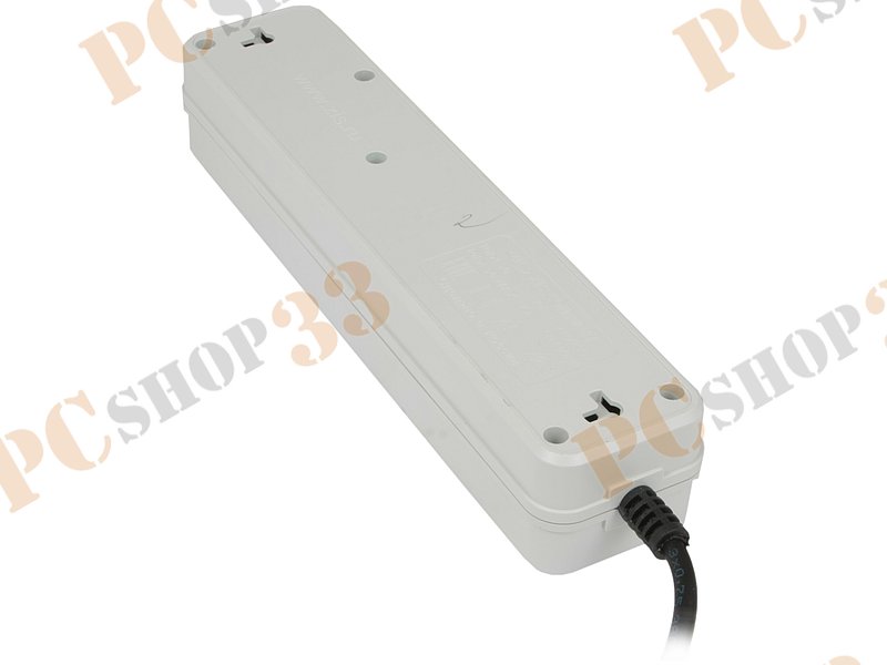 Сетевой фильтр на 4 розетки ZIS Pilot sG, серый (1.8м)