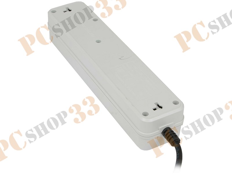 Сетевой фильтр на 4 розетки ZIS Pilot sG, серый (3.0м)