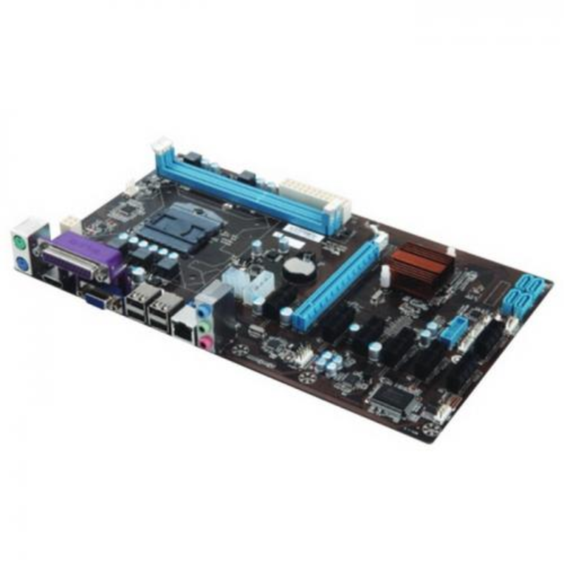 Материнская платы для майнинга HM76-BTC-COMBO + (P3) Pentium A1018A in socket плата для майнинга на 8+ GPU, 1xPCI-Ex16, 7xPCI-Ex1, w/o LGA775 cooler, RTL {20}