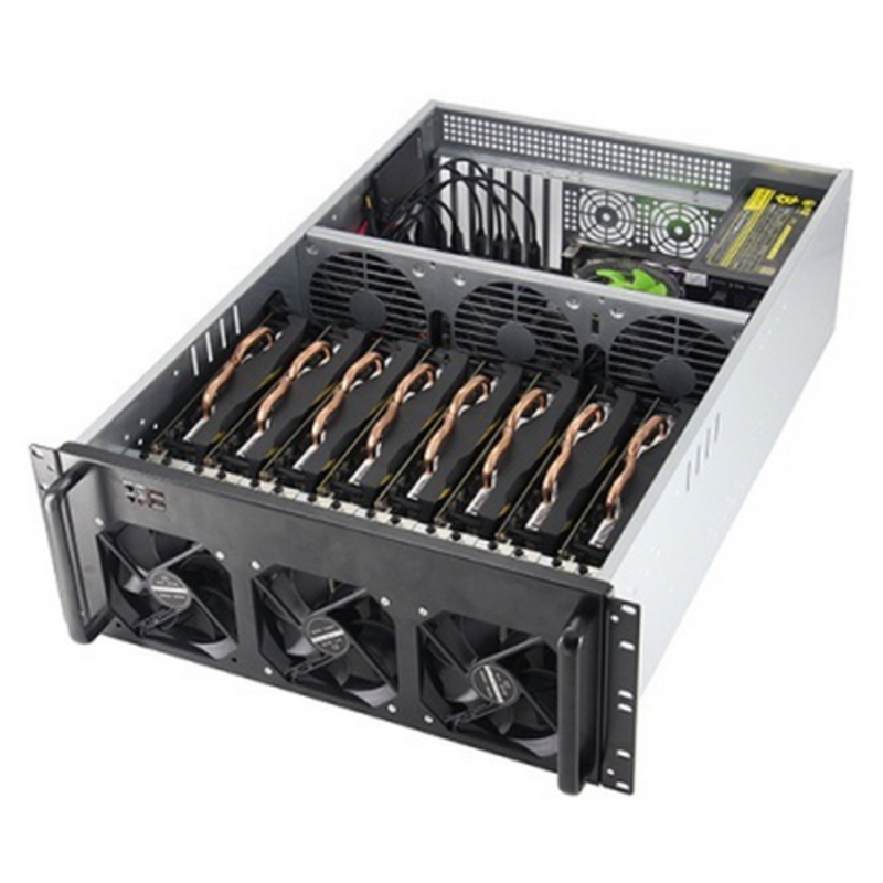 Корпус для майнинга Mining case with 2000W PSU and 6 fans