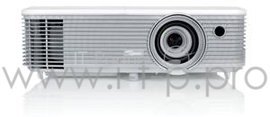 Проектор Optoma EH400+ (DLP, 1080p 1920x1080, 4000Lm, 22000:1, 2xHDMI, MHL, LAN, 1x10W speaker, 3D Ready, lamp 10000hrs, WHITE)